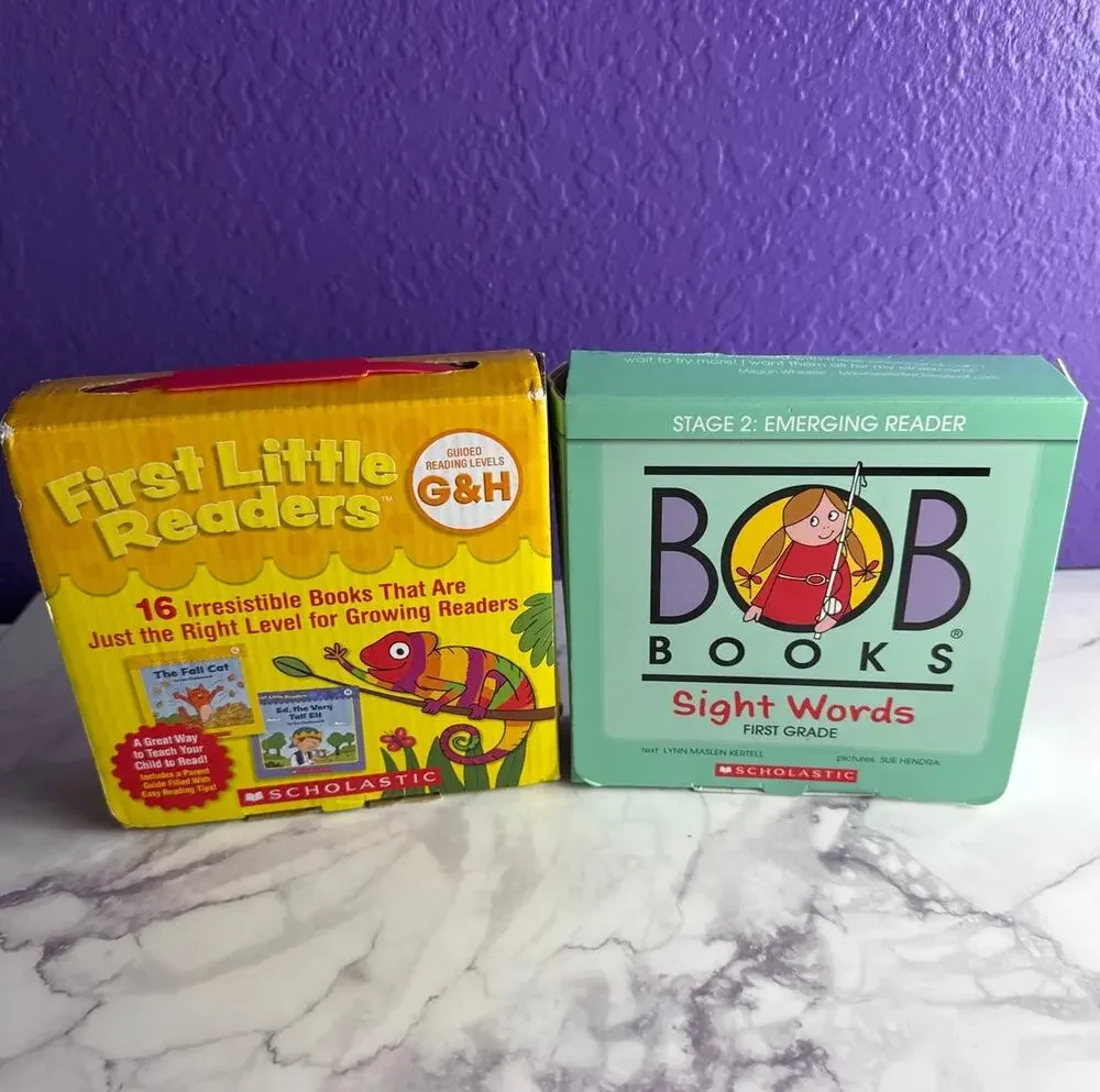 Scholastic Early Reader Lot: Bob Books Sight Words & First Little Readers G-H